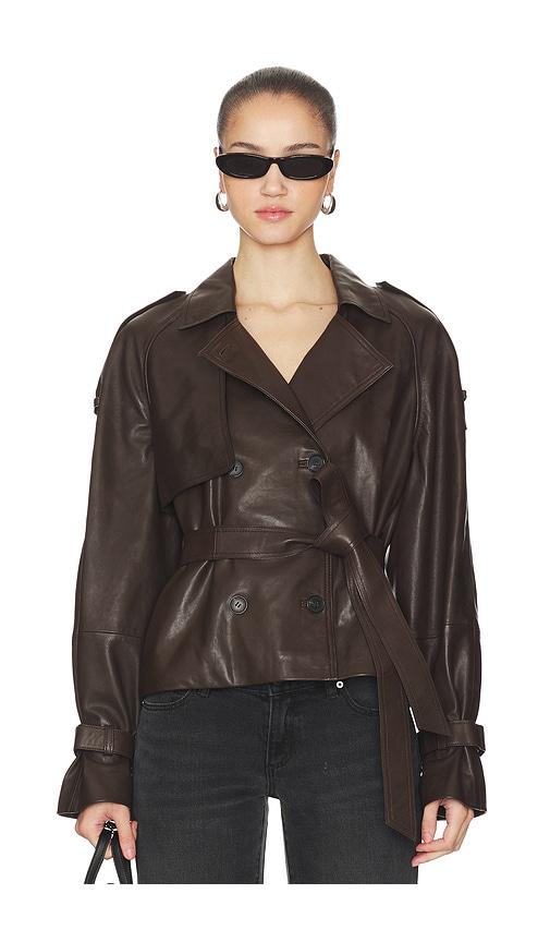 allsaints reed jacket in brown. - size m (also in s)