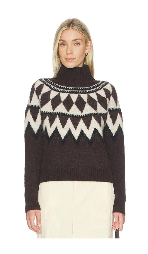 allsaints tara sweater in burgundy. - size s (also in xs)
