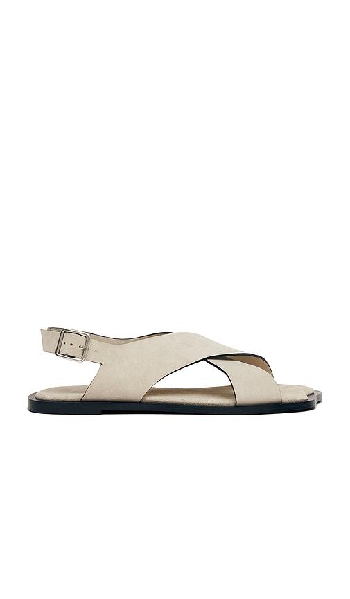 alohas nalu suede sandal in beige. - size 37 (also in 38, 40)