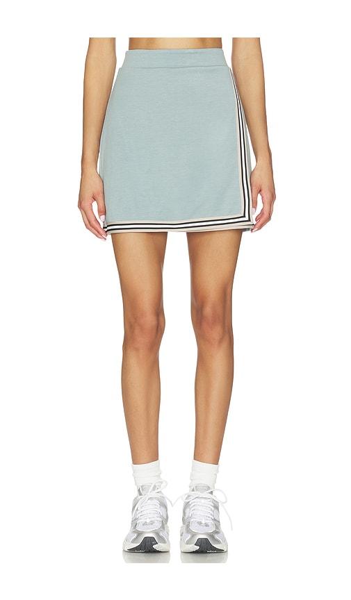 alp n rock eloise asymmetrical mini skirt in slate. - size m (also in s)