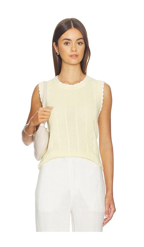 alp n rock lillian tank in lemon. - size l (also in s)