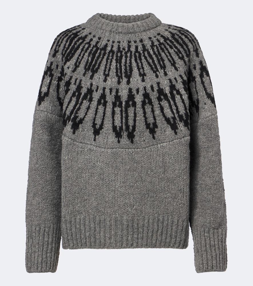 altuzarra coleman fair isle wool sweater