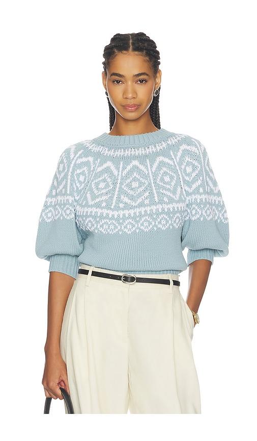 altuzarra howard sweater in baby blue. - size l (also in xs, s, m)