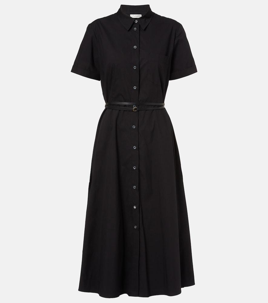 altuzarra kiera cotton-blend shirt dress
