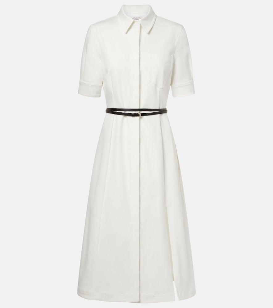 altuzarra kiera denim shirt dress