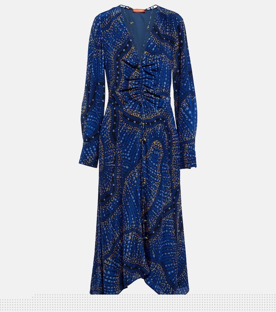 altuzarra mila silk dress