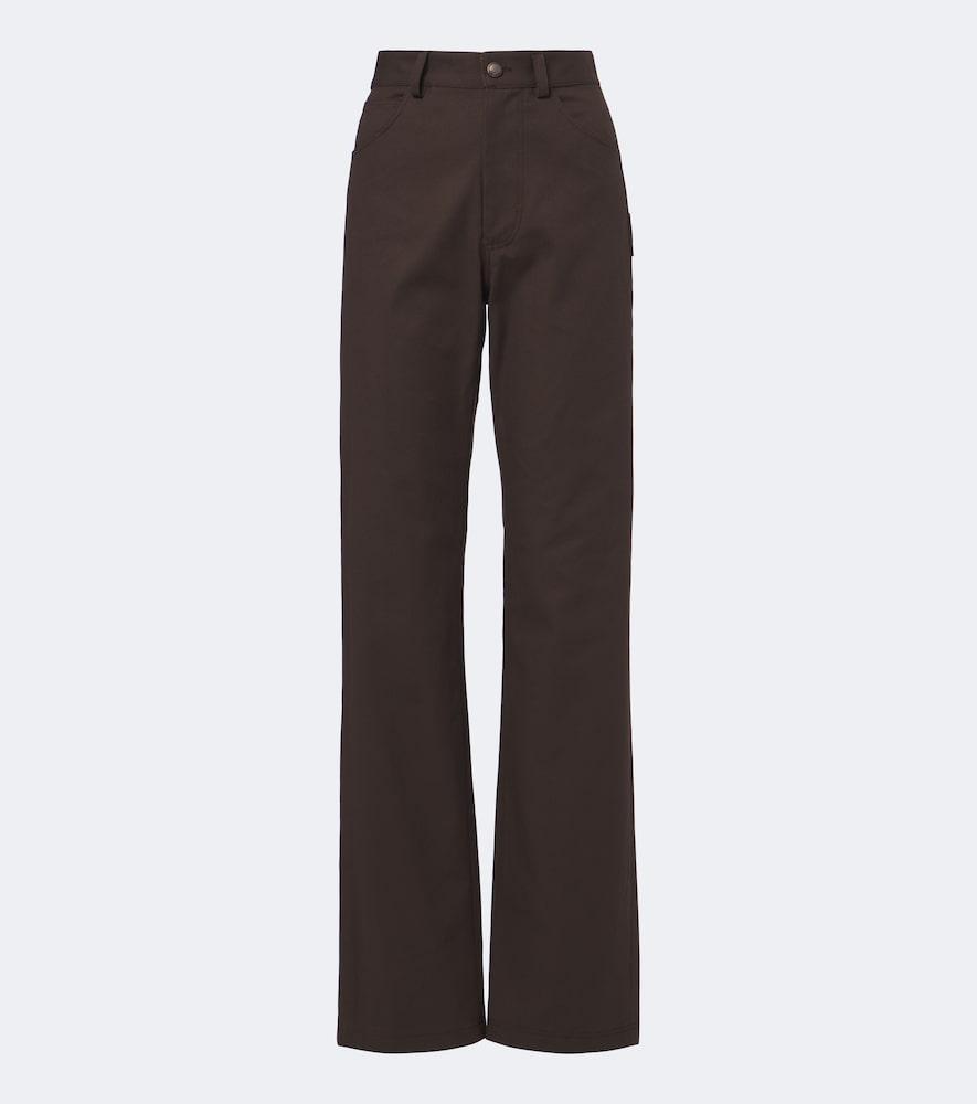 altuzarra mills cotton straight pants