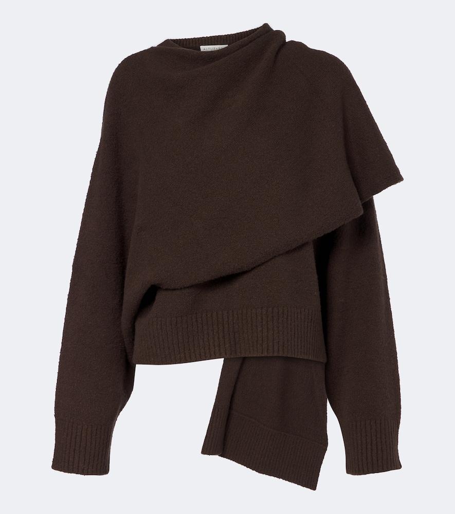 altuzarra palmer layered cotton-blend sweater