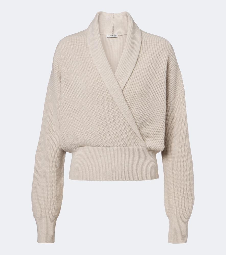 altuzarra richman cropped virgin wool sweater