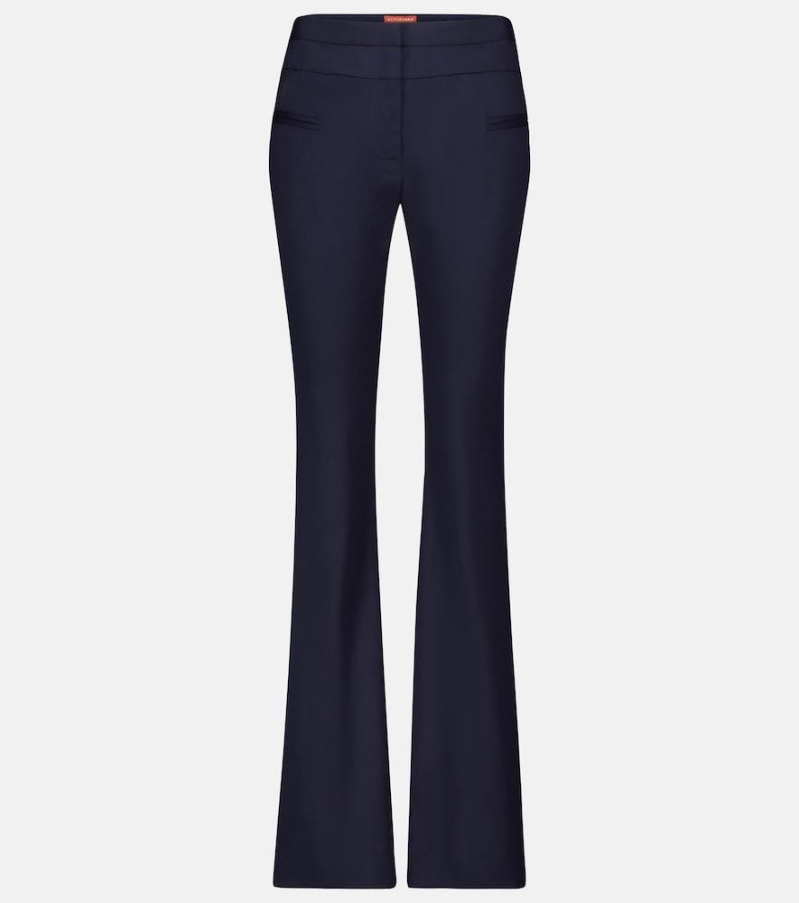 altuzarra serge stretch-wool bootcut pants