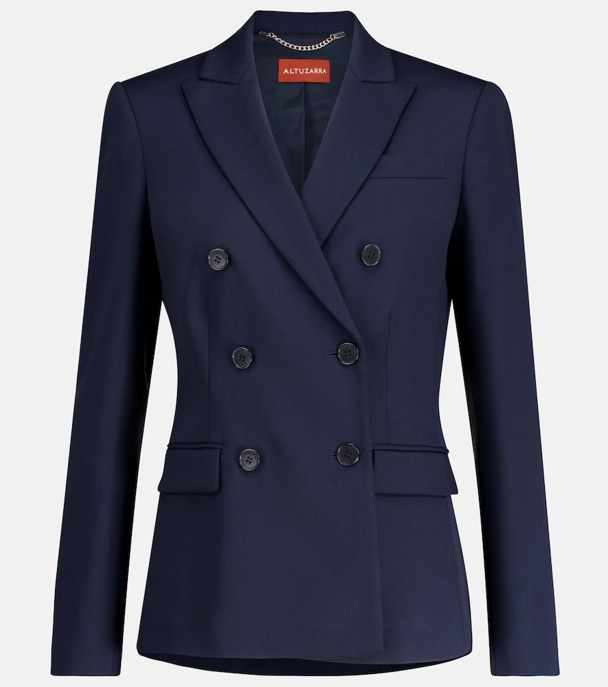 altuzarra stretch-wool blazer