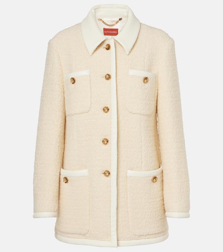 altuzarra wool and cotton coat