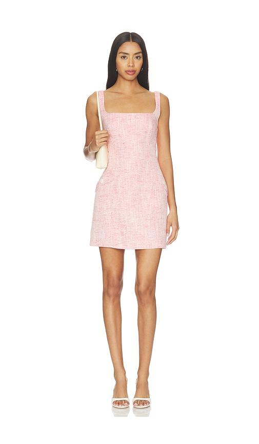 amanda uprichard addeline dress in pink. - size l (also in s, xs, m, xl)