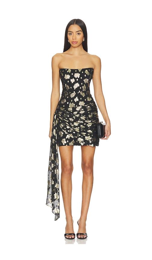 amanda uprichard alaia dress in black. - size s (also in xs)