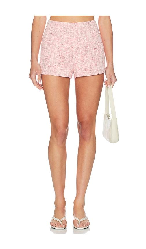 amanda uprichard amoretta shorts in red. - size l (also in m, s, xl, xs)