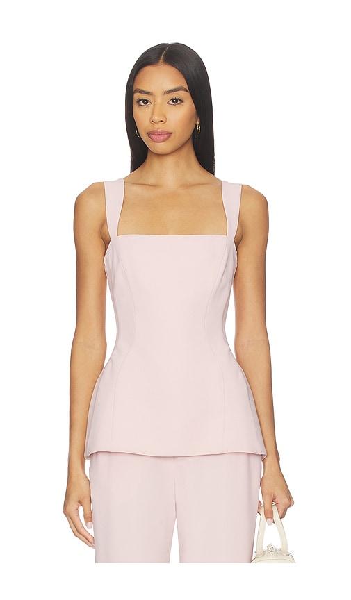 amanda uprichard andreina top in pink. - size l (also in s, xs, m, xl)
