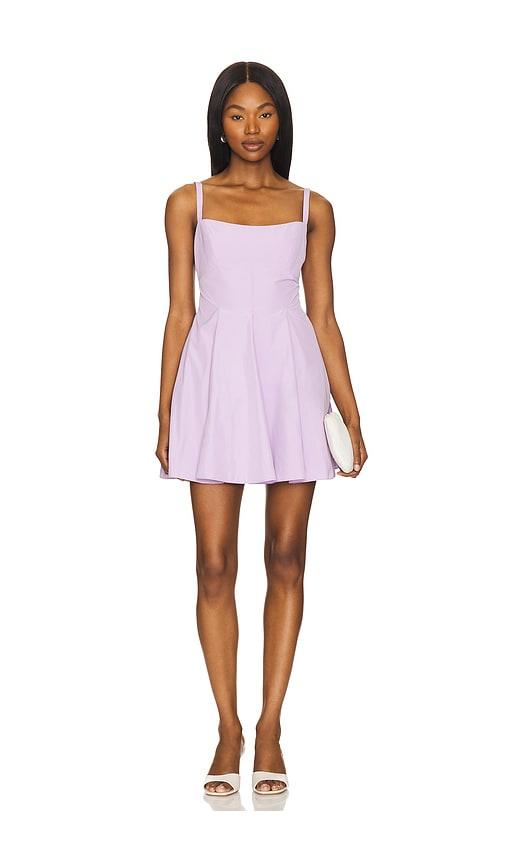 amanda uprichard bellair dress in lavender. - size m (also in xl)