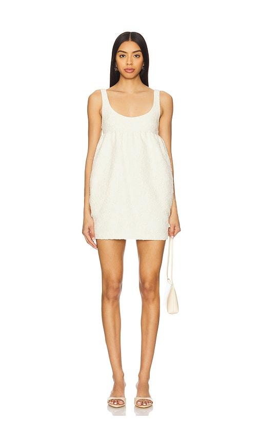 amanda uprichard bello dress in white. - size l (also in m)