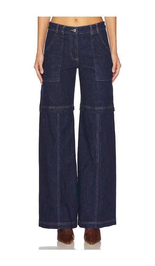 amanda uprichard brady jeans in denim-dark. - size l (also in s, m)