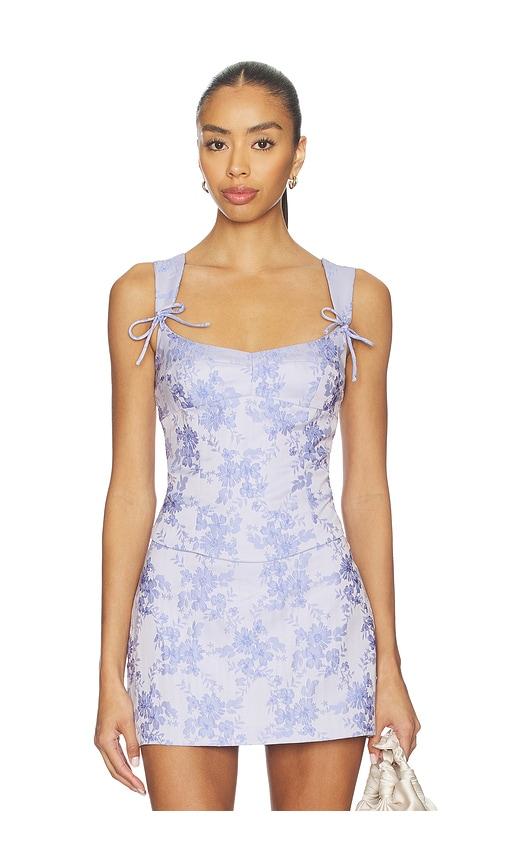 amanda uprichard candice top in lavender. - size l (also in s, xs, m)