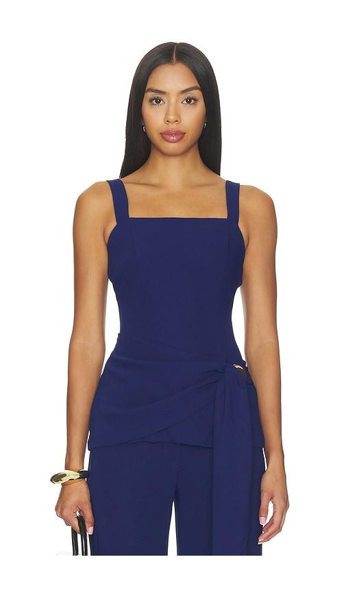 amanda uprichard carlene top in navy. - size l (also in xs, s, m, xl)