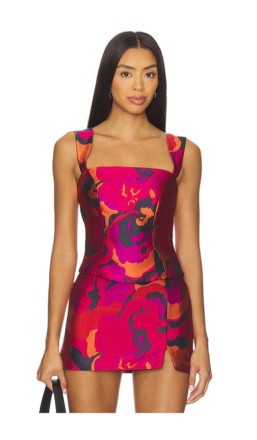 amanda uprichard ceronne top in pink. - size m (also in s, xs)