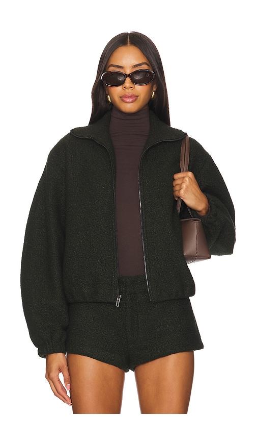 amanda uprichard como bomber jacket in dark green. - size l (also in xl)