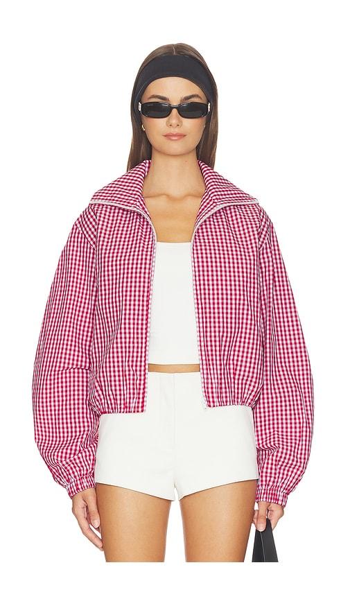 amanda uprichard como bomber jacket in red. - size m (also in xs, s)