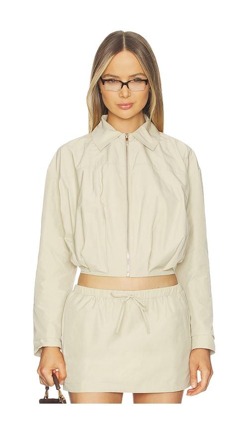 amanda uprichard cyrus jacket in beige. - size s (also in xs)