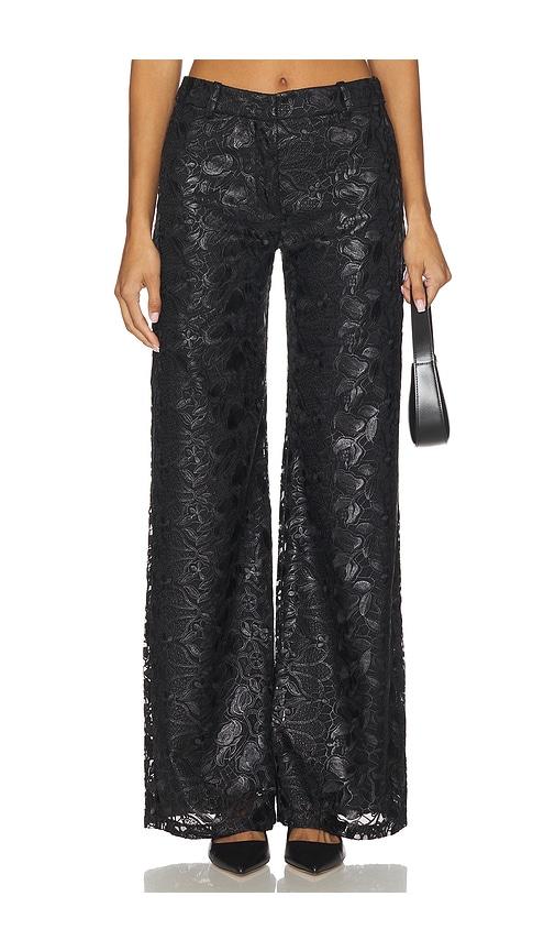 amanda uprichard donahue pants in black. - size l (also in s, m)