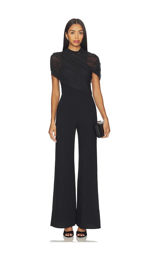 amanda uprichard evianna jumpsuit in black. - size l (also in m, s, xs)