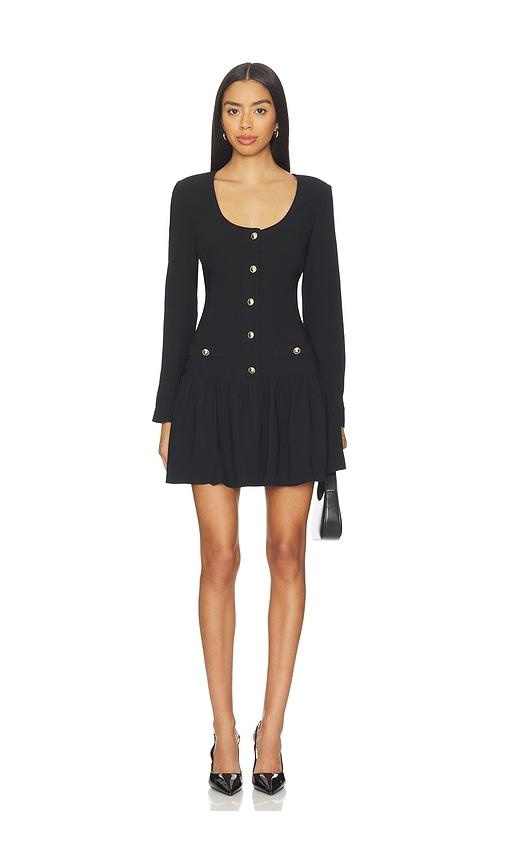 amanda uprichard fallon dress in black. - size m (also in xs, s)