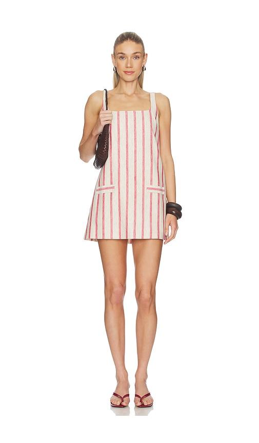 amanda uprichard indy dress in red. - size m (also in s, xl)