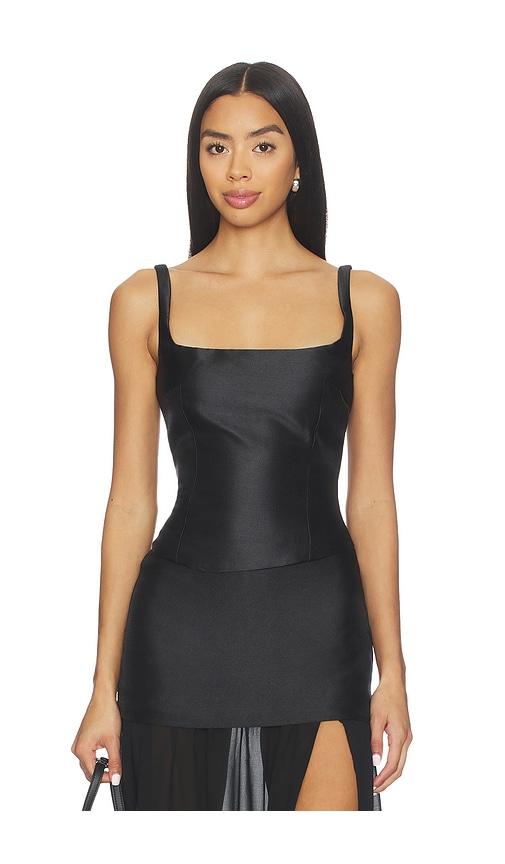 amanda uprichard jacksonville top in black. - size m (also in xs)