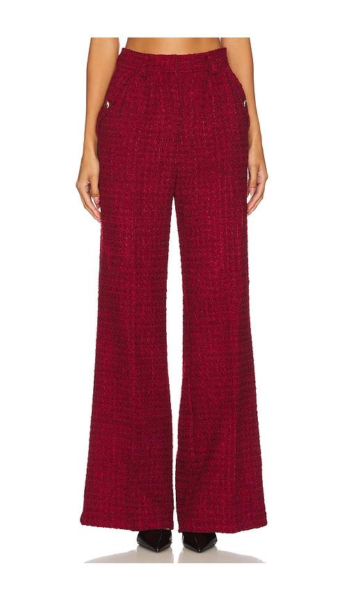 amanda uprichard jane pants in wine. - size m (also in xs, s)