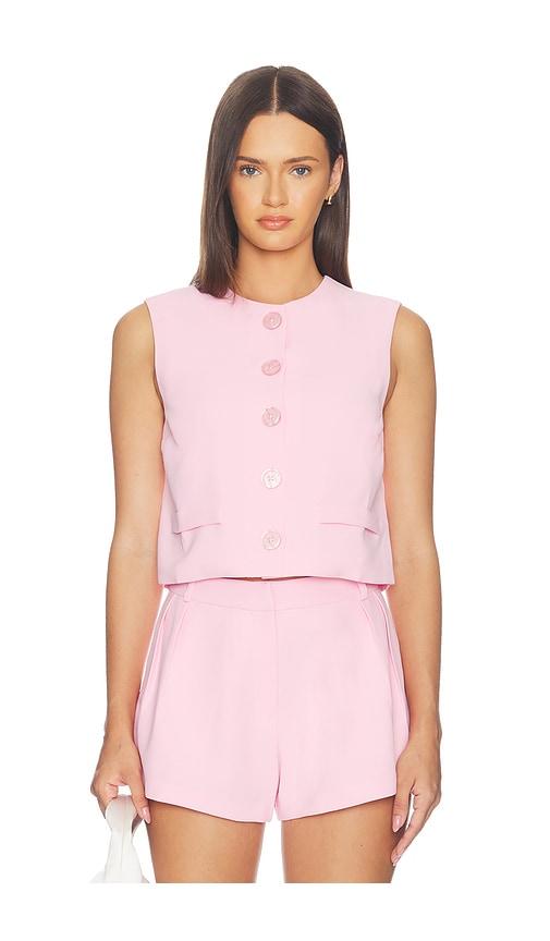 amanda uprichard jeremiah top in rose. - size l (also in xs, s, m, xl)
