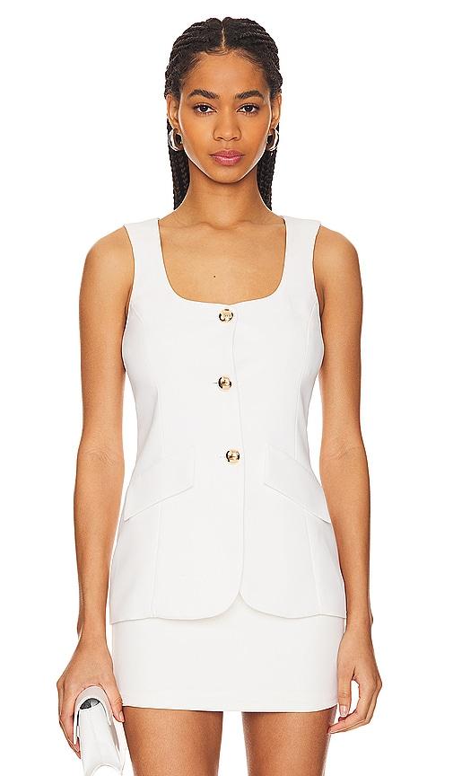 amanda uprichard kya top in white. - size m (also in s)