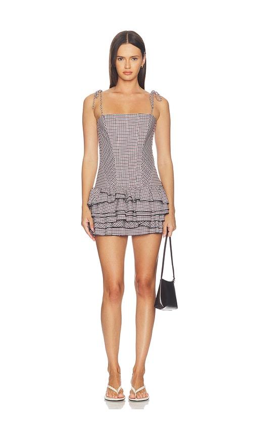 amanda uprichard lauraline romper in red. - size l (also in m, s, xl, xs)
