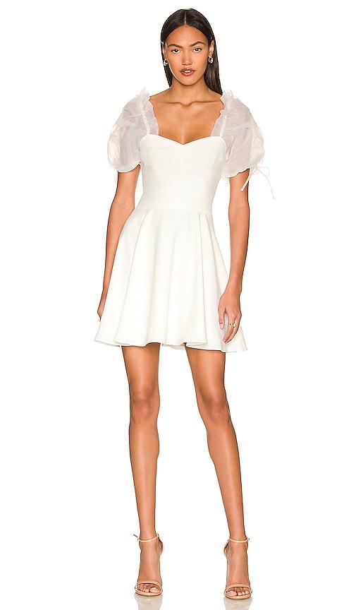 amanda uprichard lovely dress in ivory. - size s (also in xs)
