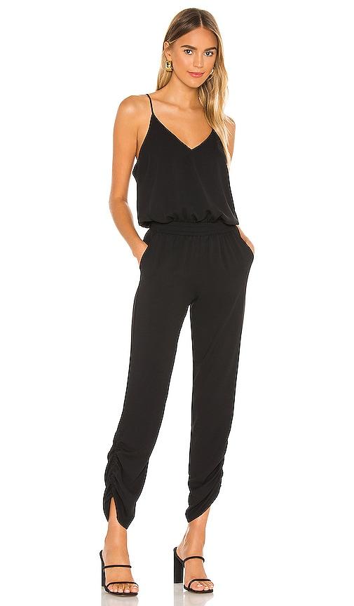 amanda uprichard lowell jumpsuit in black. - size s (also in xs, m, l)