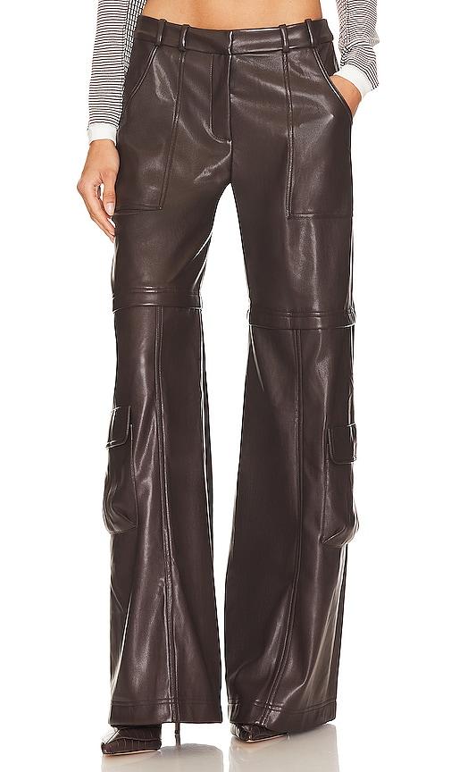amanda uprichard lucas pants in brown. - size l (also in s, m, xl)