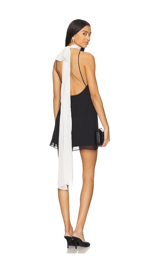 amanda uprichard manoella dress in black. - size l (also in m)