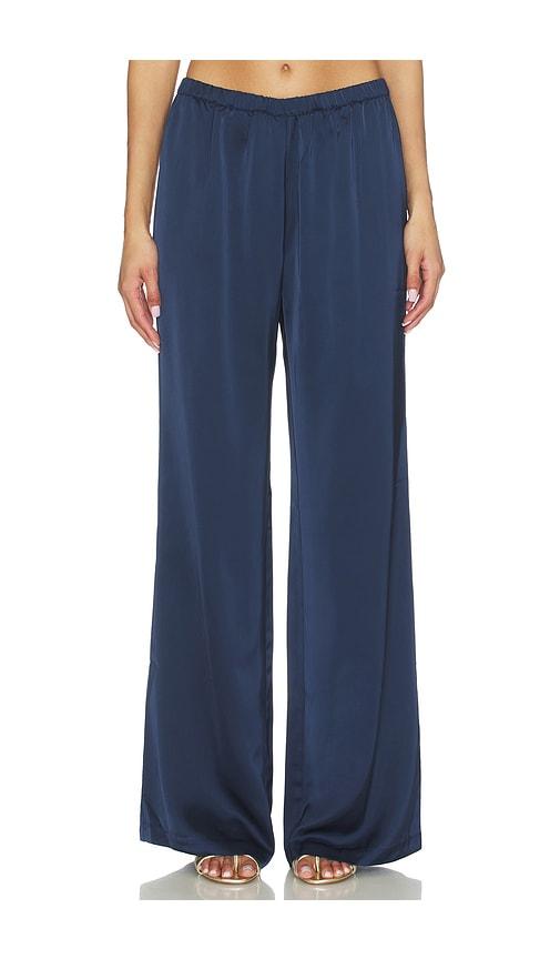 amanda uprichard mariko pant in navy. - size l (also in xs, s, m)