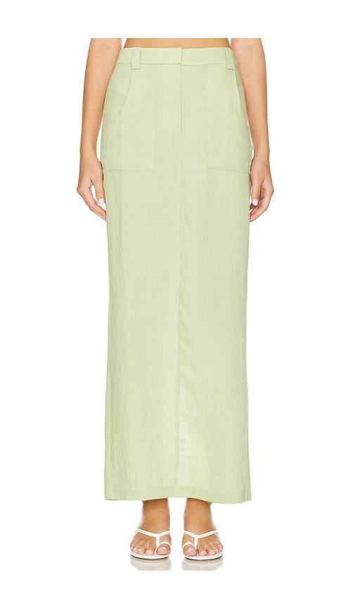 amanda uprichard masters skirt in green. - size l (also in m, xl)