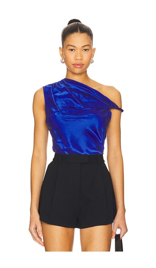 amanda uprichard modesto top in royal. - size s (also in xs)