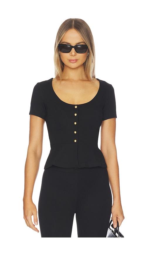 amanda uprichard nico top in black. - size l (also in xs, s, m, xl)