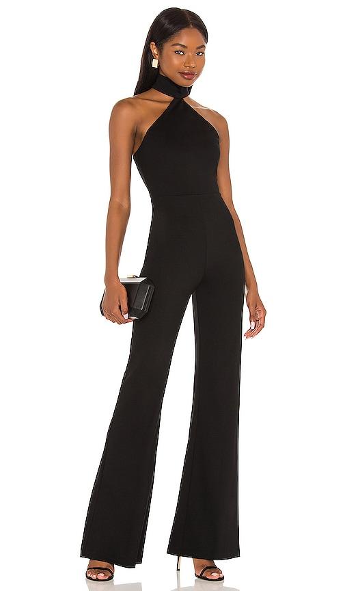 amanda uprichard queens jumpsuit in black. - size m (also in l, s, xl, xs)