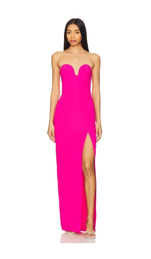 amanda uprichard ronelle maxi in pink. - size m (also in s)