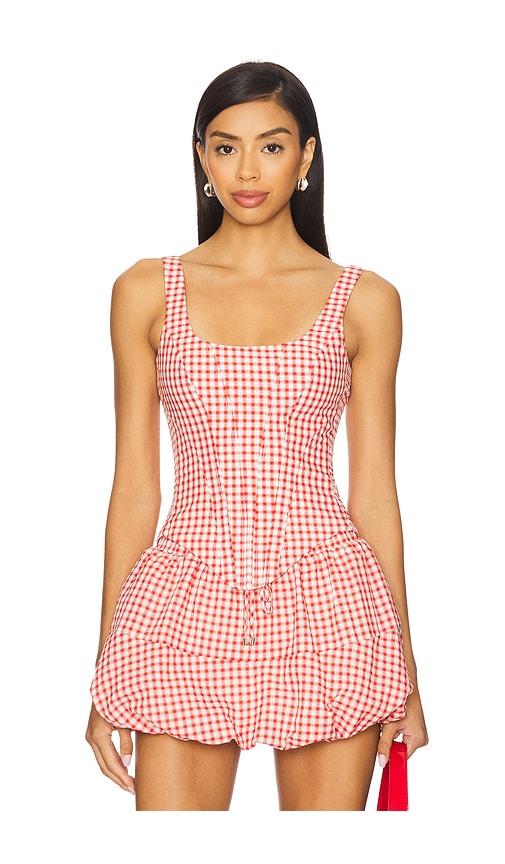 amanda uprichard ryland top in red. - size l (also in xs, s, m)