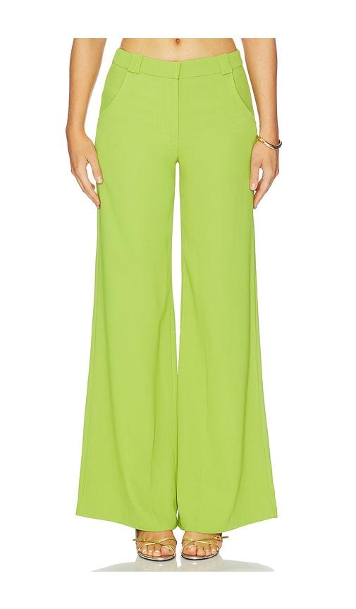 amanda uprichard saddler pants in green. - size s (also in xs, xl)